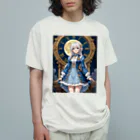 AI Fantasy Art ShopのPrincess transcends time① オーガニックコットンTシャツ