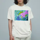 つぎの勿忘草　ワスレナグサ オーガニックコットンTシャツ