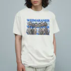 Mii.のWEIMARANER オーガニックコットンTシャツ