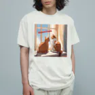 NanikatonanikaのDoratoTama オーガニックコットンTシャツ