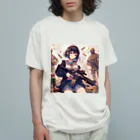 SWQAのアサルトライフル銃をもったjk Organic Cotton T-Shirt