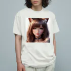 yos-1292583のねこニコばん Organic Cotton T-Shirt