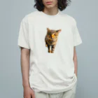 猫島のじかんのごめ～んにゃさい Organic Cotton T-Shirt