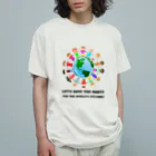 AwagoModeのSAVE EARTH FOR CHILDREN (9) Organic Cotton T-Shirt