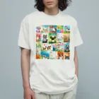 shojisanのワンワン&ネコパラダイス Organic Cotton T-Shirt