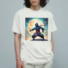 Mr_Geishaの忍 オーガニックコットンTシャツ