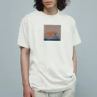 わくわく海の雑貨屋のやさしいクジラの親子 Organic Cotton T-Shirt