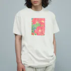 つぎのノックアウト　ばら オーガニックコットンTシャツ