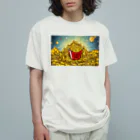 JoyfulMomentsCraftsの黄金とポテト ー Golden and Potato ー Organic Cotton T-Shirt