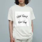 Lone Wolf Teesの英字 シンプルなデザイン オーガニックコットンTシャツ