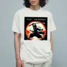 horiken888のザ　サムライ オーガニックコットンTシャツ