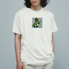 OTIRUBUTUBUTUのむむむザウルス Organic Cotton T-Shirt