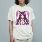 yos-1292583のねこニコばん Organic Cotton T-Shirt