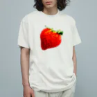 atelier_lapislazuliのいちご🍓 Organic Cotton T-Shirt