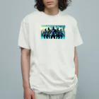 Animal_hero-457_AsukaYamamotoの未来のヒーローに変身したゴリラ Organic Cotton T-Shirt