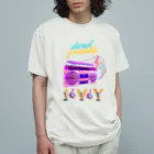 ivybloonの懐かしいラジカセ Organic Cotton T-Shirt