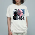 ぶーたんの氷の頂を目指して Organic Cotton T-Shirt