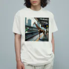 雑貨「キリン堂」のきりん７５ オーガニックコットンTシャツ