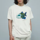 Pipopoooのデメニギス オーガニックコットンTシャツ