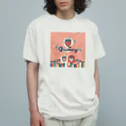 chan-takehaniのポップストロベリーの世界 オーガニックコットンTシャツ