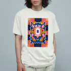 0chDesignの自由世界ー花の呼吸ー オーガニックコットンTシャツ