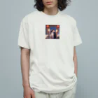 tomoi7632の夕暮れのカップル Organic Cotton T-Shirt