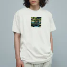 hana2ginのGerridae オーガニックコットンTシャツ