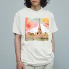 tyu-ripuのparis spring Organic Cotton T-Shirt