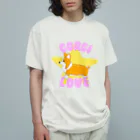 buuchapのコーギーLOVE オーガニックコットンTシャツ