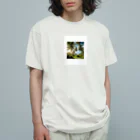 小﨑玲果のココナッツツリーTシャツ オーガニックコットンTシャツ