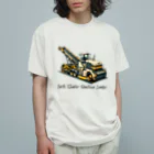 チェリモヤの建設の達人 働く車 06 オーガニックコットンTシャツ