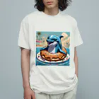 HIROYAN5935のドーナッツ好きのイルカのクーちゃん Organic Cotton T-Shirt