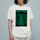 Noedewamaiの夜のコンクリート オーガニックコットンTシャツ