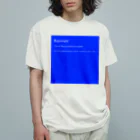 DULTONのブルーバックエラー オーガニックコットンTシャツ