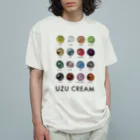 渦を10年描いてる人のUZU CREAM オーガニックコットンTシャツ