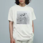 OKA’s工房ののんびりパンダ　パンダちゃん オーガニックコットンTシャツ