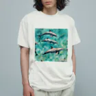 ma_kagawaのハワイのイルカ オーガニックコットンTシャツ