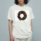 To-You133のドライフラワーリース Organic Cotton T-Shirt