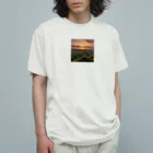 wassanwの日没の風景 Organic Cotton T-Shirt