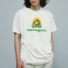 tora2216のSun San San 太陽 オーガニックコットンTシャツ