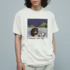 いぬのキャンプイヌ オーガニックコットンTシャツ