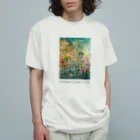 アトリエMANNAKAのContinuing to draw is life. Organic Cotton T-Shirt