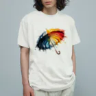 BONZEWORKSのレインボーアンブレラ Organic Cotton T-Shirt