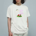 CHOCOLATEAの「心のリセット」 オーガニックコットンTシャツ