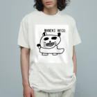 HADAKAGEKKO(WEEP＆TAKE)のMANEKINECO EGOKOROKAIMU オーガニックコットンTシャツ