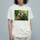 ジャパネットケフィアのニンジンの守護神ウサギ Organic Cotton T-Shirt