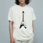 電気鉛筆工房のVギター（縦） Organic Cotton T-Shirt