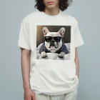 SI-SAAのおやすみBOSS犬 Organic Cotton T-Shirt