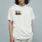 百太郎Cafeの涙もっくん オーガニックコットンTシャツ