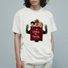 Mk-llのサンタさん手紙さん子供さん Organic Cotton T-Shirt